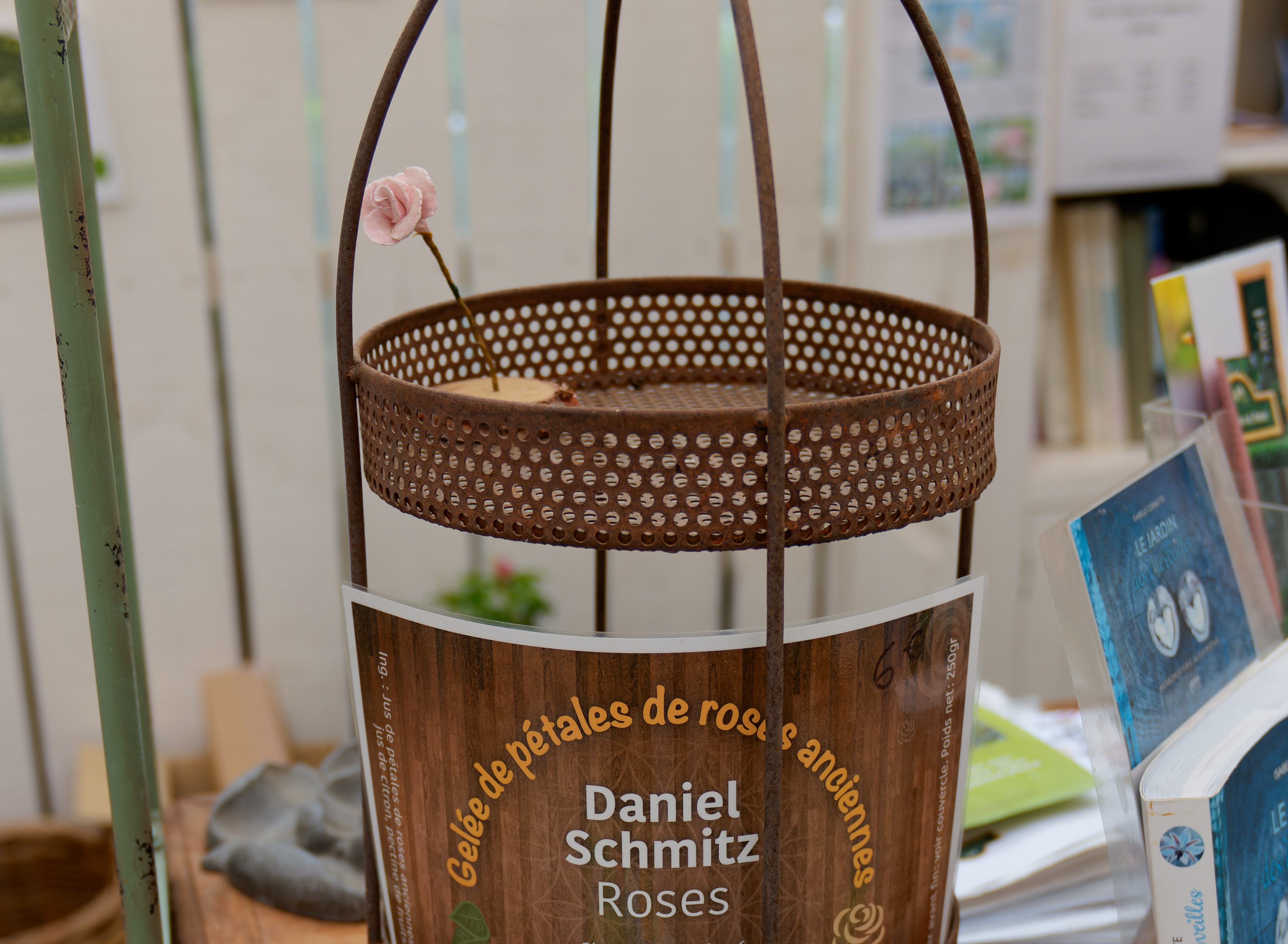 Vue aérienne de la roseraie "Les roses de Daniel"