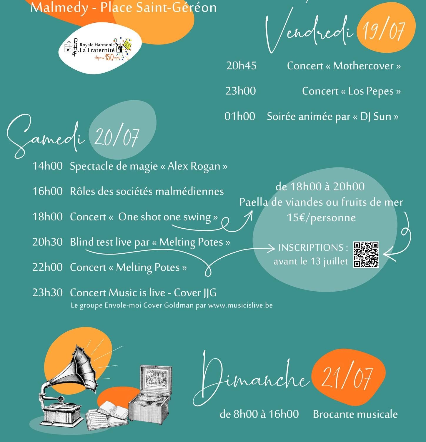 Il est déjà 08h08 de ce 15 juillet 2024 - Patrick Schutz pour la Royale Harmonie de la Fraternité