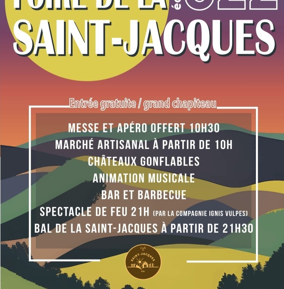 Il est déjà 08h08 de ce 18 juillet 2024 - Foire de la Saint-Jacques