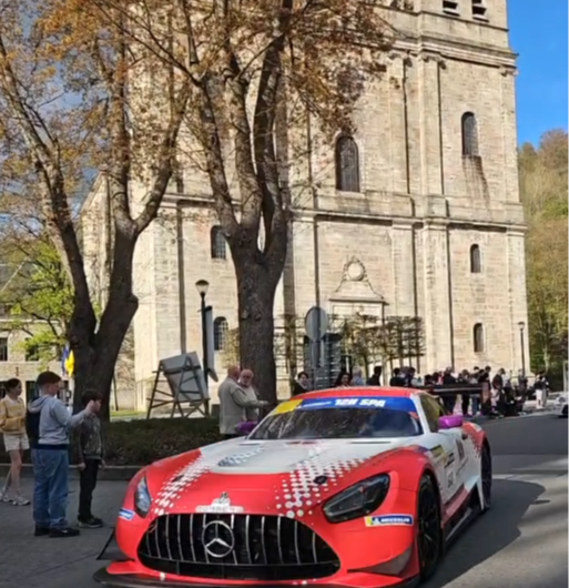 En route pour le circuit de Spa Francorchamps - les 12H étaient à Malmedy ce jeudi 16 avril 2026
